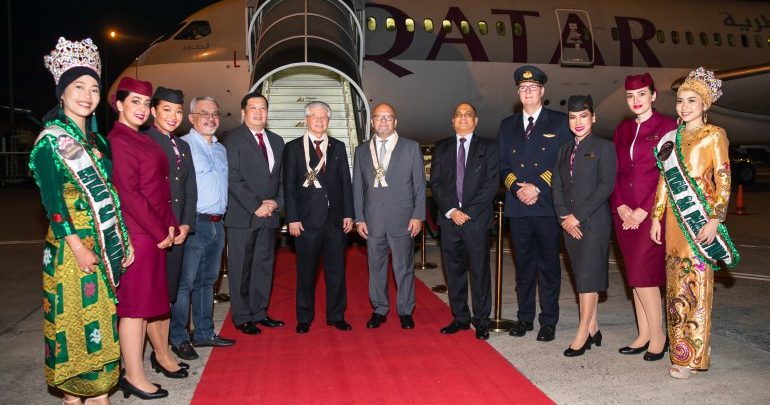 Qatar Airways touches down for the first time in Davao, third destination in Philippines