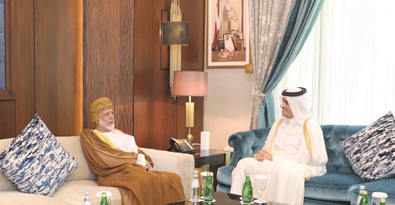 FM meets Oman's Minister Responsible for Foreign Affairs