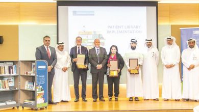 HMC's first mobile patient library opens at QRI