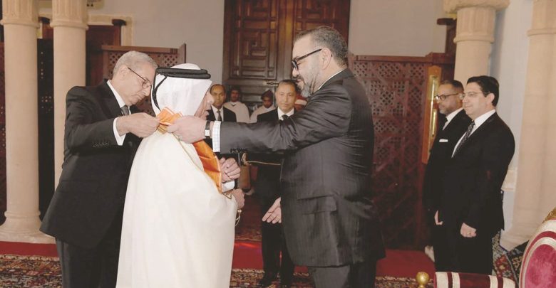 Moroccan king honours Qatar's ambassador