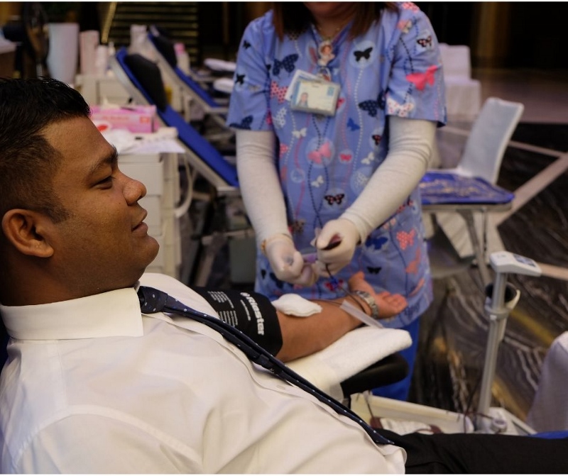 THE WESTIN DOHA HOLDS BLOOD DONATION IN COLLABORATION WITH HAMAD MEDICAL CORPORATION