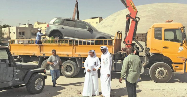 50 vehicles removed at old airport area in first days of campaign to remove abandoned vehicles
