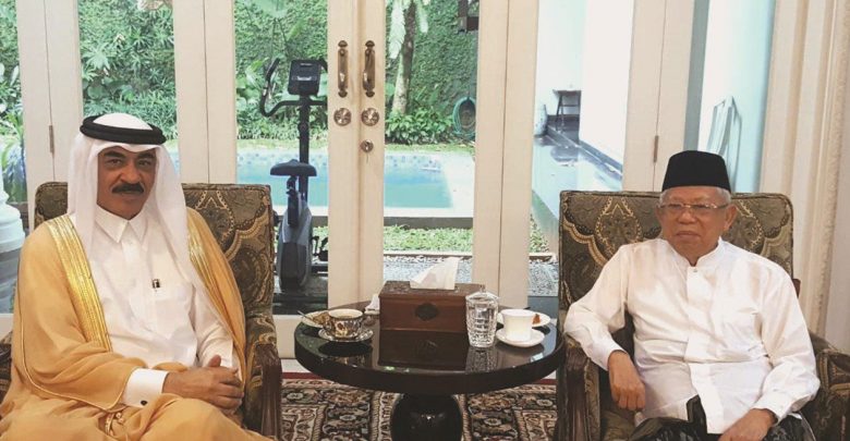 Vice-President-elect of Indonesia meets Qatari Ambassador