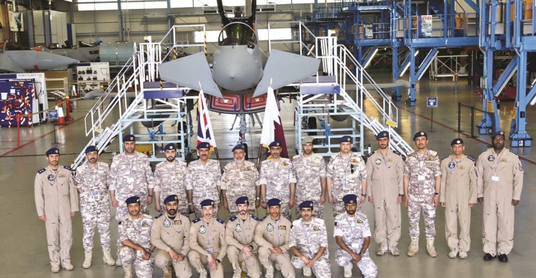 Al-Ghanim visits production line for Typhoon and Hawk in Worton