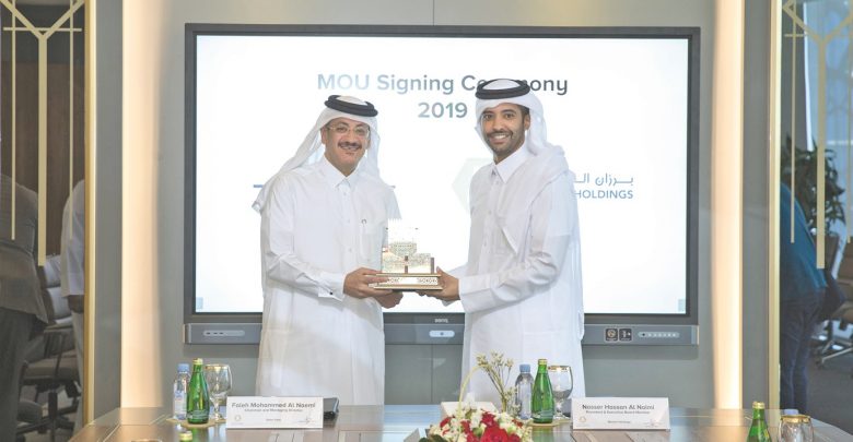 Barzan Holdings, Qatar Post sign MoU