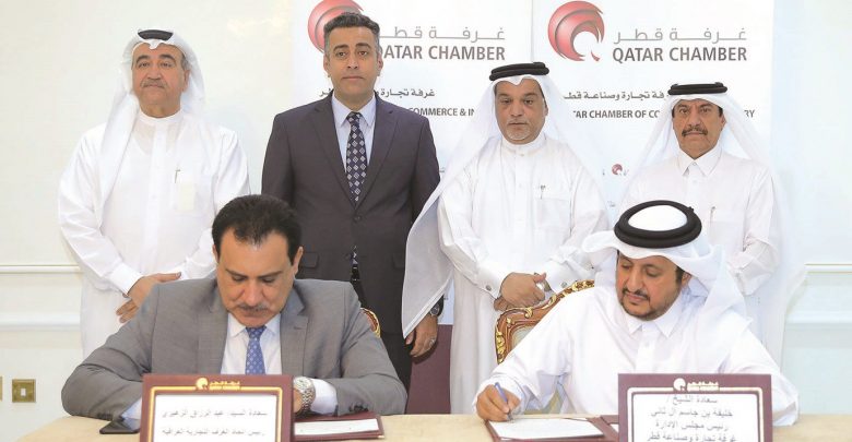 QC, Iraqi Chambers of Commerce sign MoU
