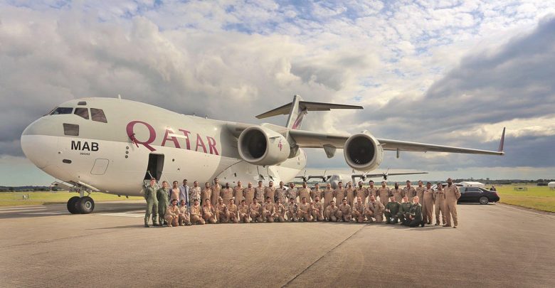 Qatar's peacekeeping aircraft win first position in Royal Air Show at UK