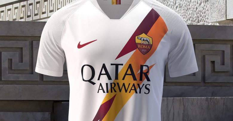 AS Roma unveil new away kit sporting Qatar Airways logo