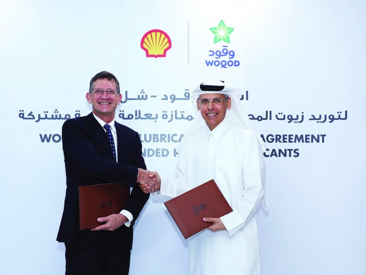 Woqod and Shell Lubricants sign agreement to provide premium brand engine oils