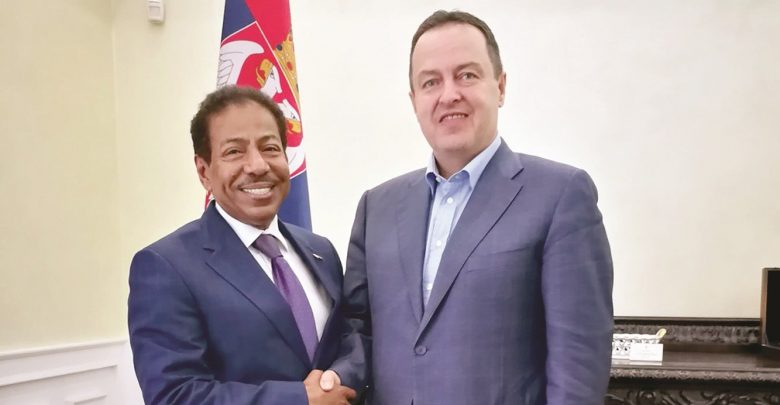 Serbian FM meets Qatari envoy
