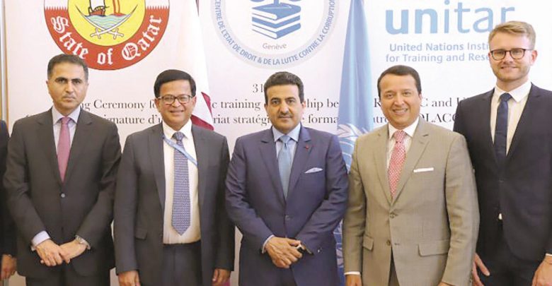 Attorney-General signs a pact with UNITAR