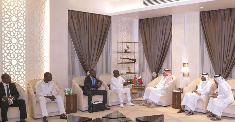 Al Attiyah meets Burkina Faso’s Minister