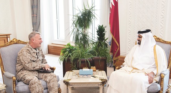 Deputy Amir meets Commander of US Central Command