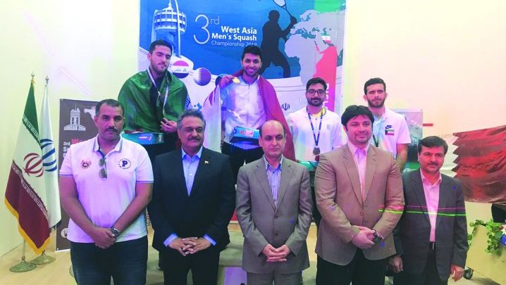 Qatar wins three medals in West Asian Squash Championship in Iran