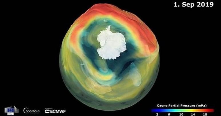 There is something interesting in the ozone hole.. Scientists: We need to find out why