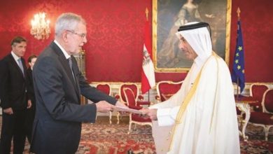 President of Austria receives credentials of Qatar’s Ambassador