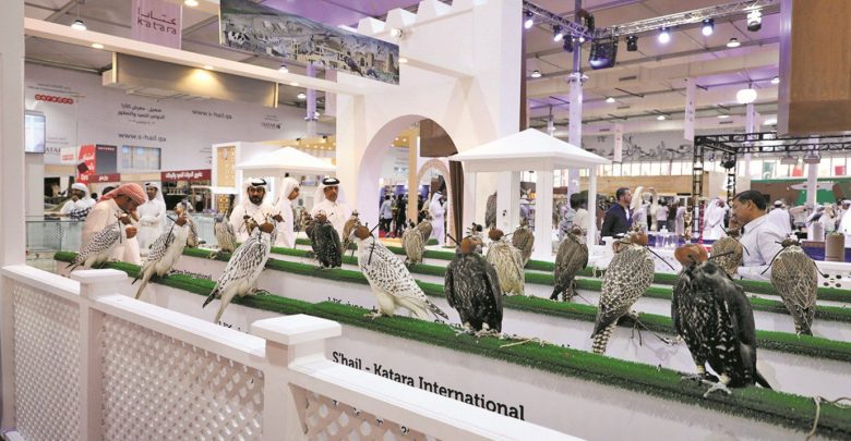 Highly motivated auction at falcons exhibition «Suhail 2019»