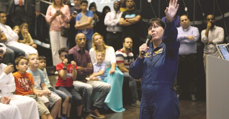 Astronaut gives audience a glimpse of space at QNL event