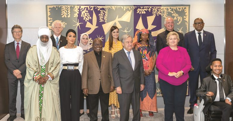 Sheikha Moza participates in Sustainable Development Goals Advocacy meeting