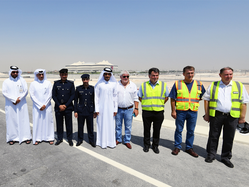 Ashghal opens Al Noof and Tinbak interchanges in Al-Khor Road