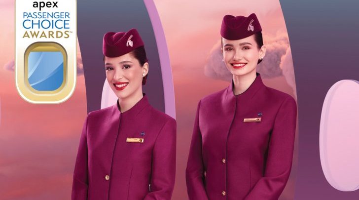 Qatar Airways wins three global Passenger Choice Awards