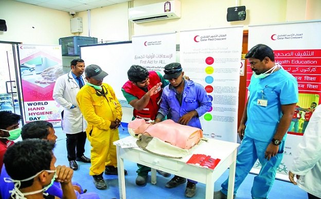 QRCS marks World First Aid Day with training sessions