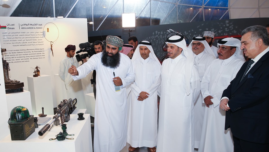 First Scrap Art Exhibition opens at Souq Waqif