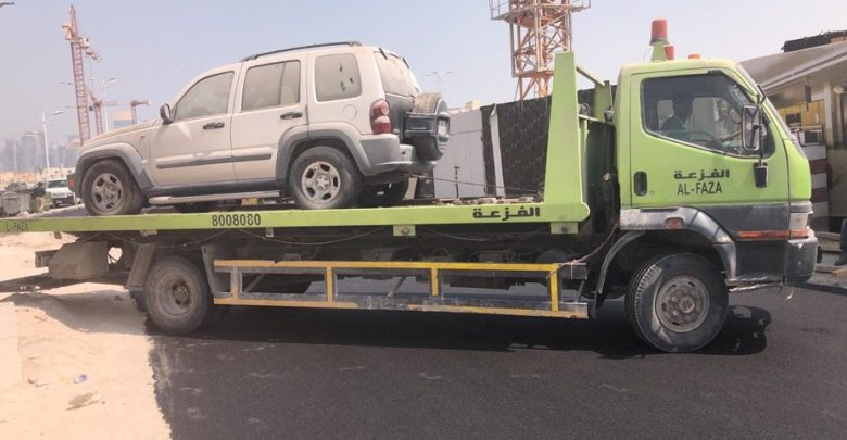 Doha Municipality removes 90 abandoned vehicles
