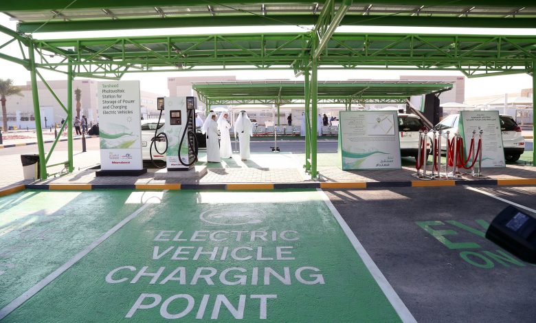 First solar-powered car charging station opens