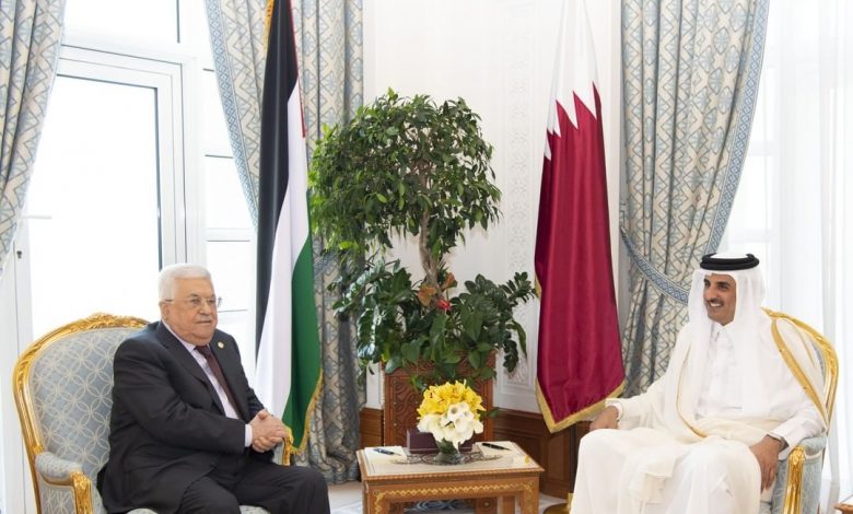 Amir meets President of Palestine
