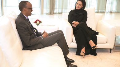 Sheikha Moza meets President of Rwanda