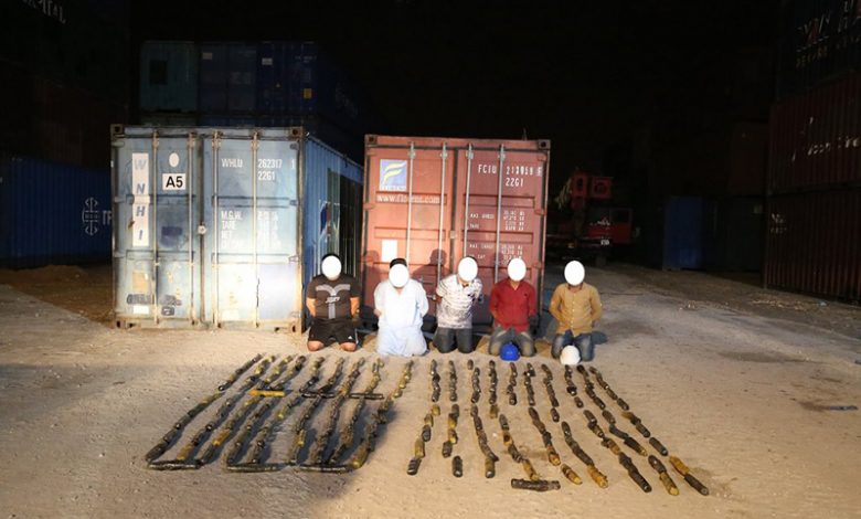 100kg of hashish seized in marble shipment