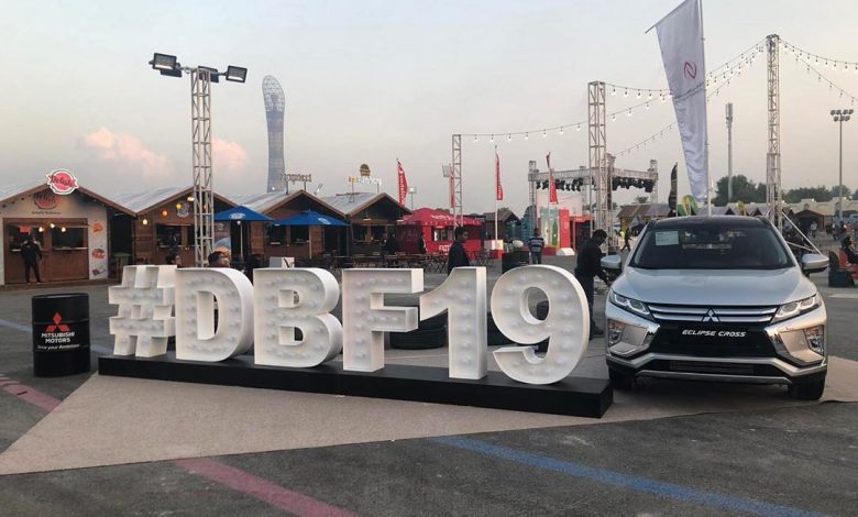 Mitsubishi motors Qatar at the Doha Burger Festival