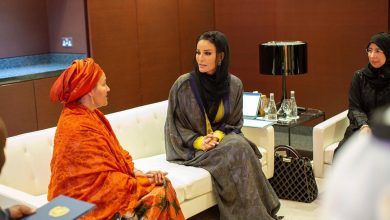 Sheikha Moza Meets Deputy Secretary-General of United Nations