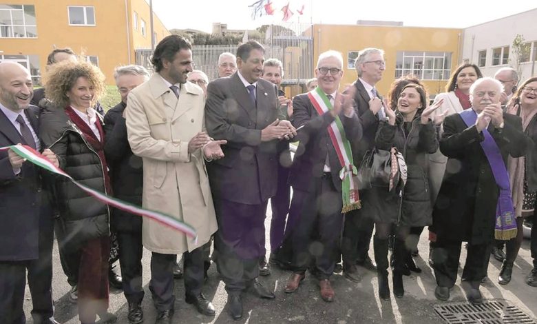 Italian Enrico Mestica School thanks Qatar for rebuilding school complex