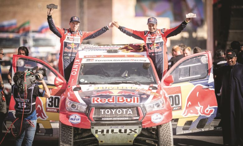 Al-Attiyah wins final stage for hard-fought second