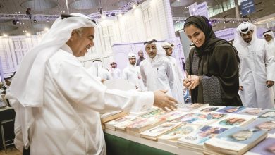 Sheikha Hind visits the Doha International Book Fair