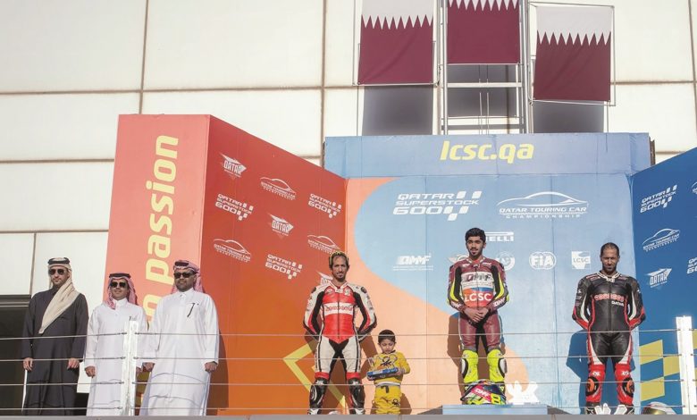 Al Qubaisi wins title of "Super Stock 600 CC" in Qatar Championship
