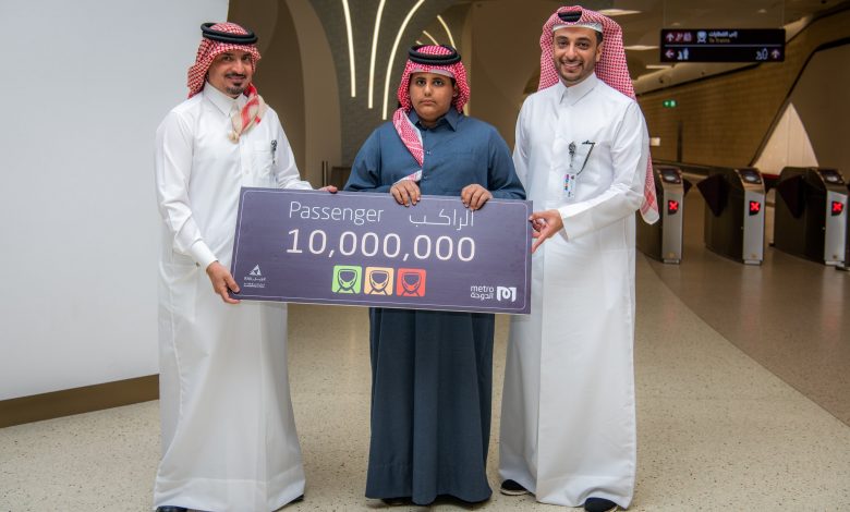 Doha Metro welcomes 10 millionth passenger