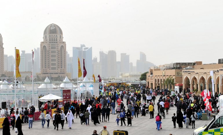 Thousands turn up for NSD events at Katara