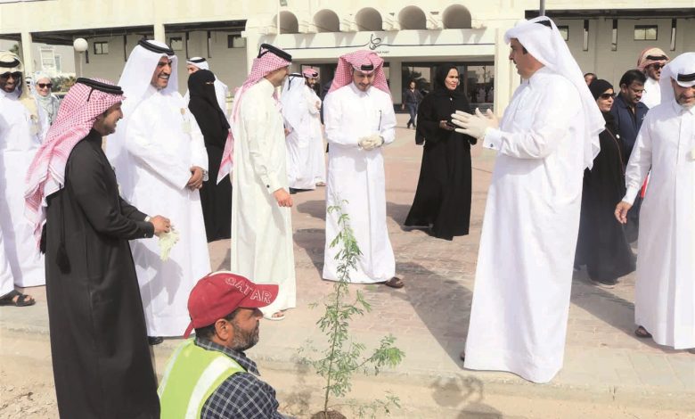 Qatar Post leads on tree planting mission