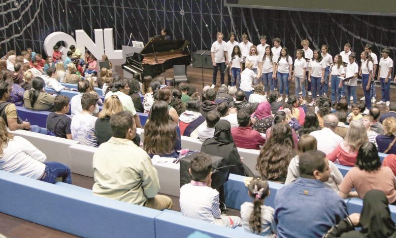 Qatar Youth and Junior Choirs performs at QNL