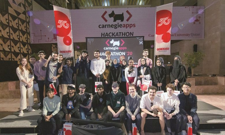 All-female Qatari team’s app wins top award at CMU-Q Hackathon competition