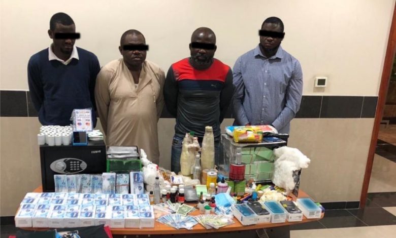 MOI arrests a gang specialized in counterfeit money scams