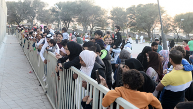 Massive crowds at Al Khor Family Park