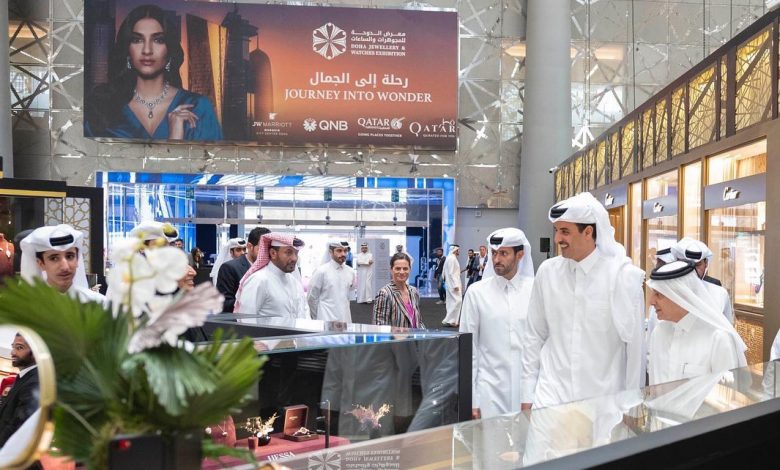 Amir Visits Doha Jewellery and Watches Exhibition