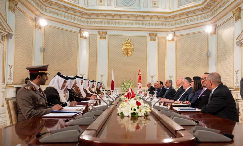Amir holds talks with Tunisian president