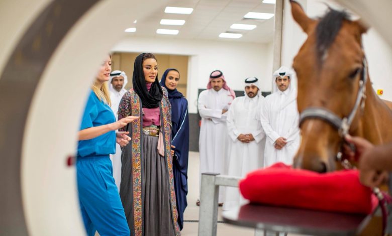 Sheikha Moza opens Equine Veterinary Medical Center