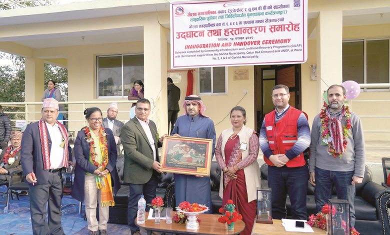 QRCS open sustainable development projects in Nepal