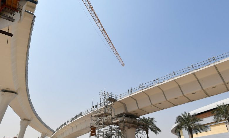Demolishing temporary bridge and underpass on Al Luqta Street and Sabah Al Ahmad Corridor